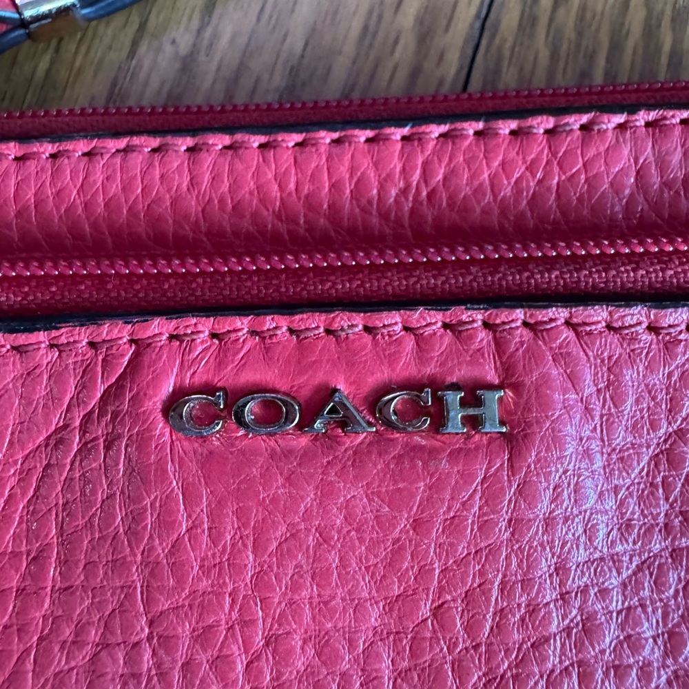 Coach Leather Wristlet - Picture 2 of 5